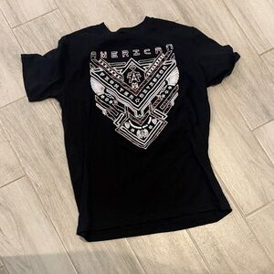 American Fighter Black Graphic Short-Sleeve Boy’s T-Shirt